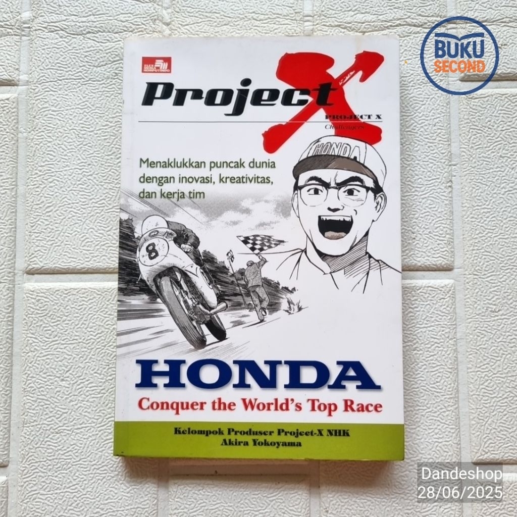 Project X Honda Conquer the World's Top Race # Buku Komik Bekas Preloved ORIGINAL