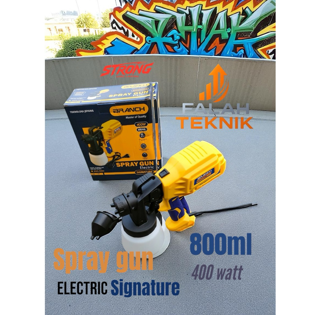 Electric Spray Gun 800ML 400WATT Alat Semprot Cat Listrik Pistol Semprot Semprotan Listrik Cat Alat 