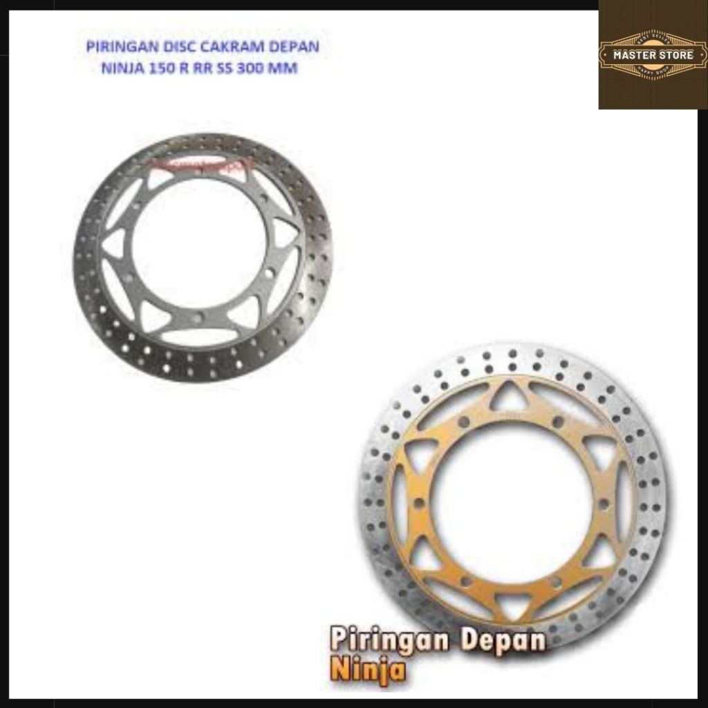 Piringan Cakram depan Ninja RR dan R Tromol piringan cakram 300mm Plug and play Accesories Motor
