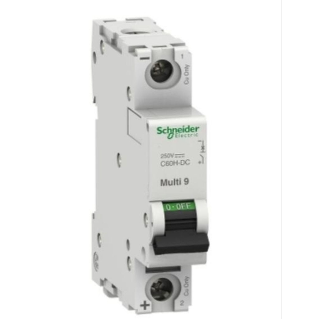 MCB DC SCHNEIDER 1P C60H-DC 2A - 40A SNI 10KA MCB DC 1 PHASE