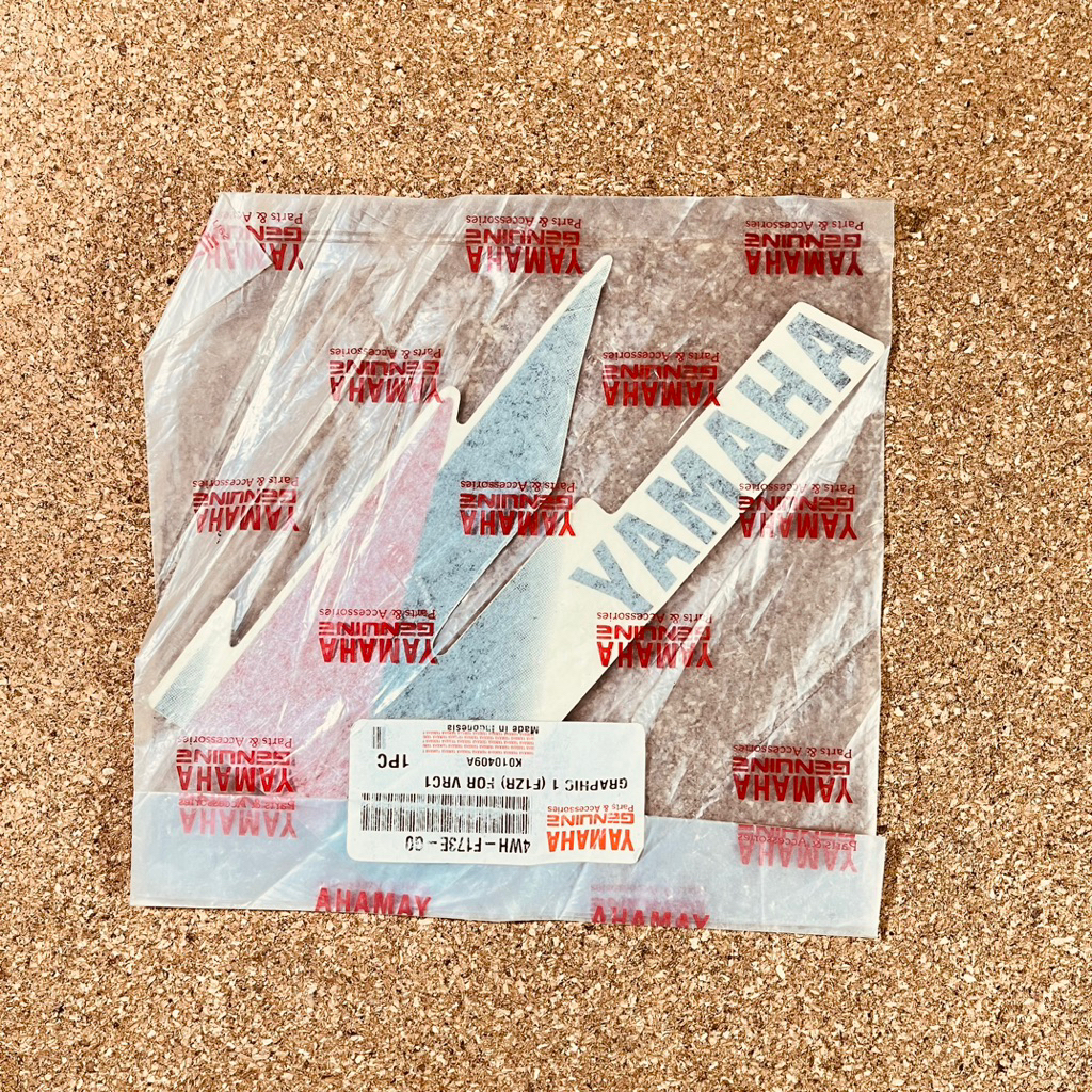 STRIPING STICKER F1ZR FIZR BODY KIRI 2001 2002 MERAH ORIGINAL YAMAHA
