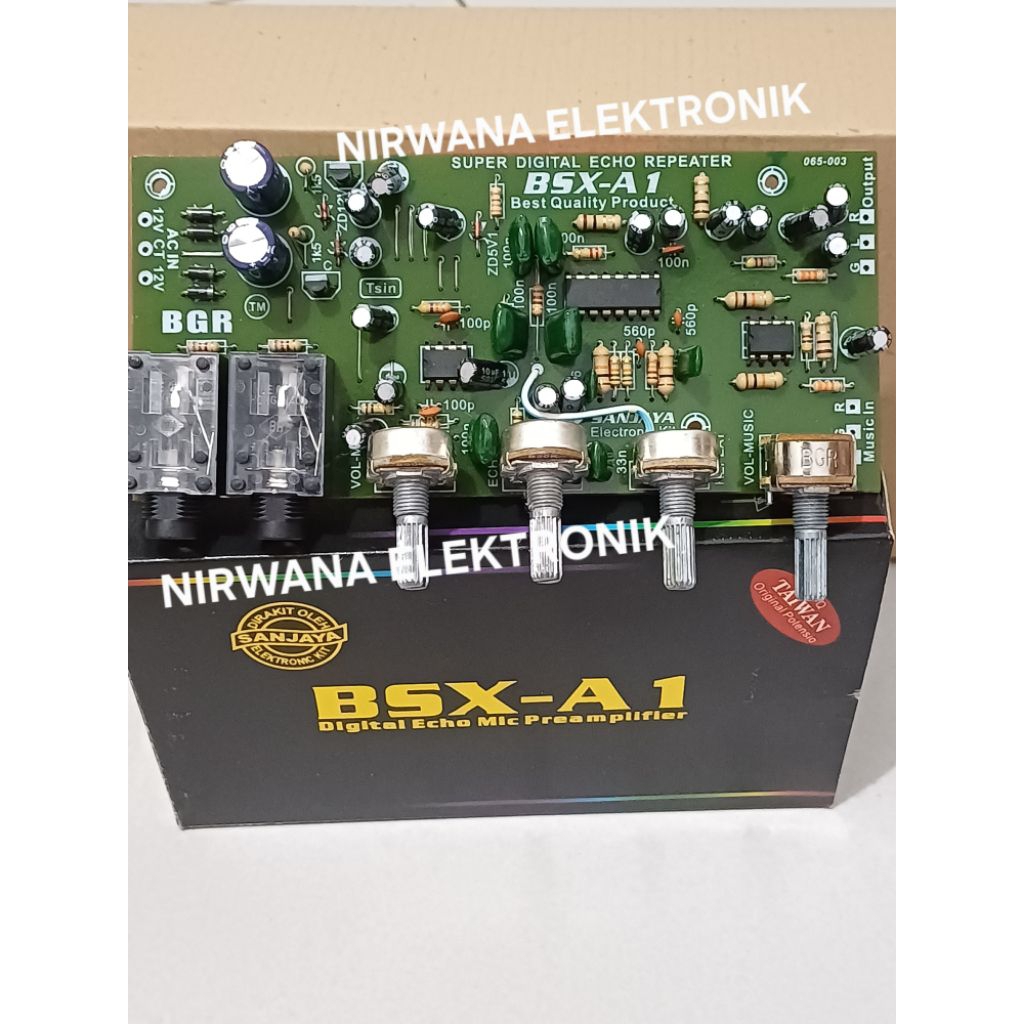 KIT TONE CONTROL DIGITAL ECHO MIC PREAMPLIFIER BSX A-1 TERMURAH
