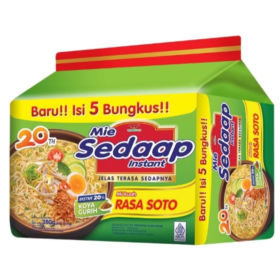

Sedaap Mi Instan Soto 5 × 75 g