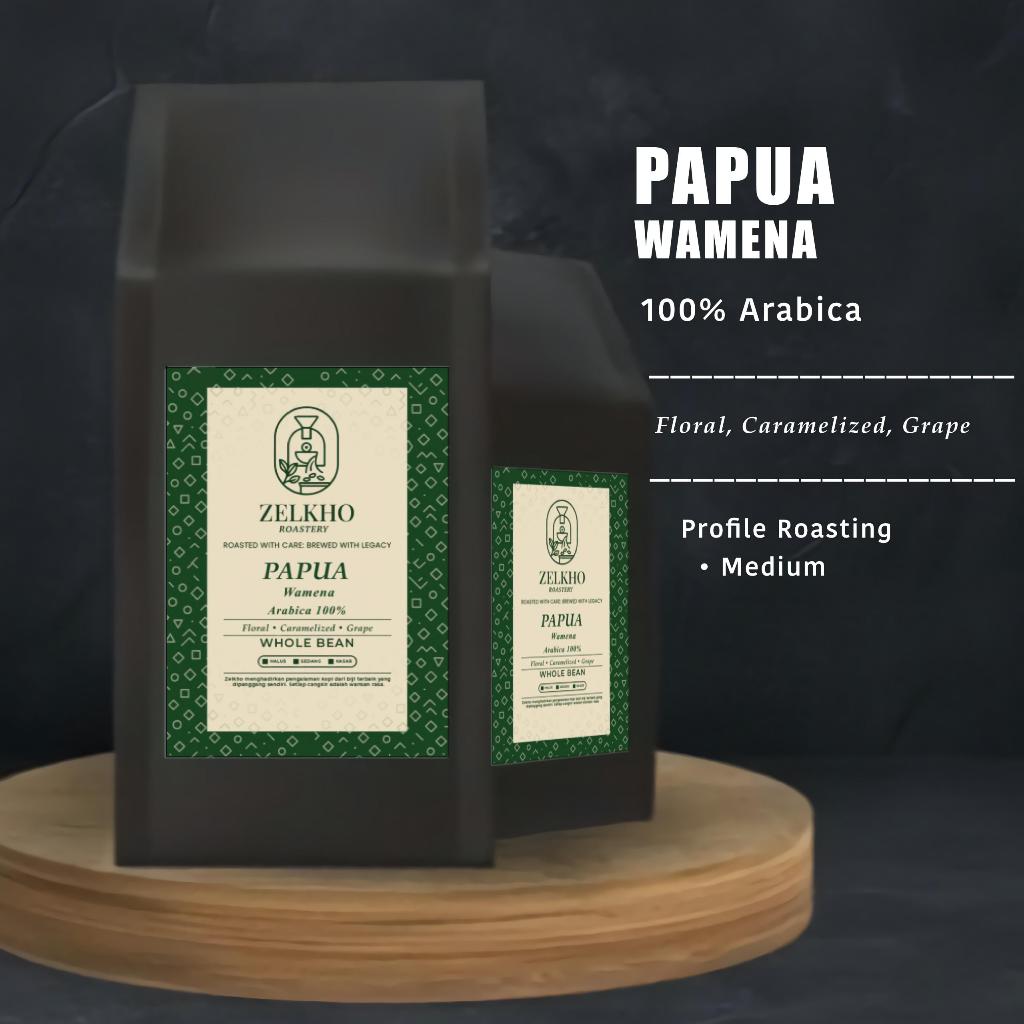 

Kopi PAPUA WAMANE Arabica No.1 Arabica Grade 200gr,500gr, 1KG Biji Kopi Coffee Beans ZELKHO