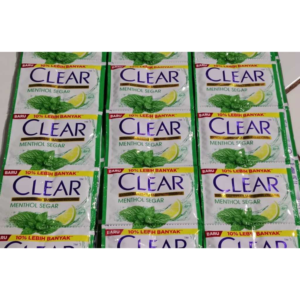 SHAMPOO CLEAR & SHAMPOO SACSET RENTENG / CLEAR SACHET DUS
