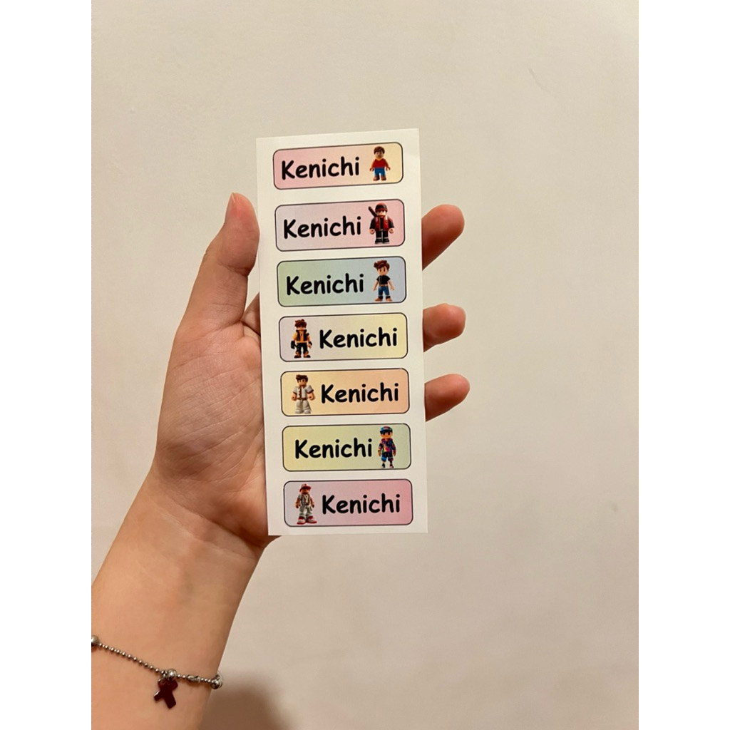 

STICKER LABEL NAMA ANAK