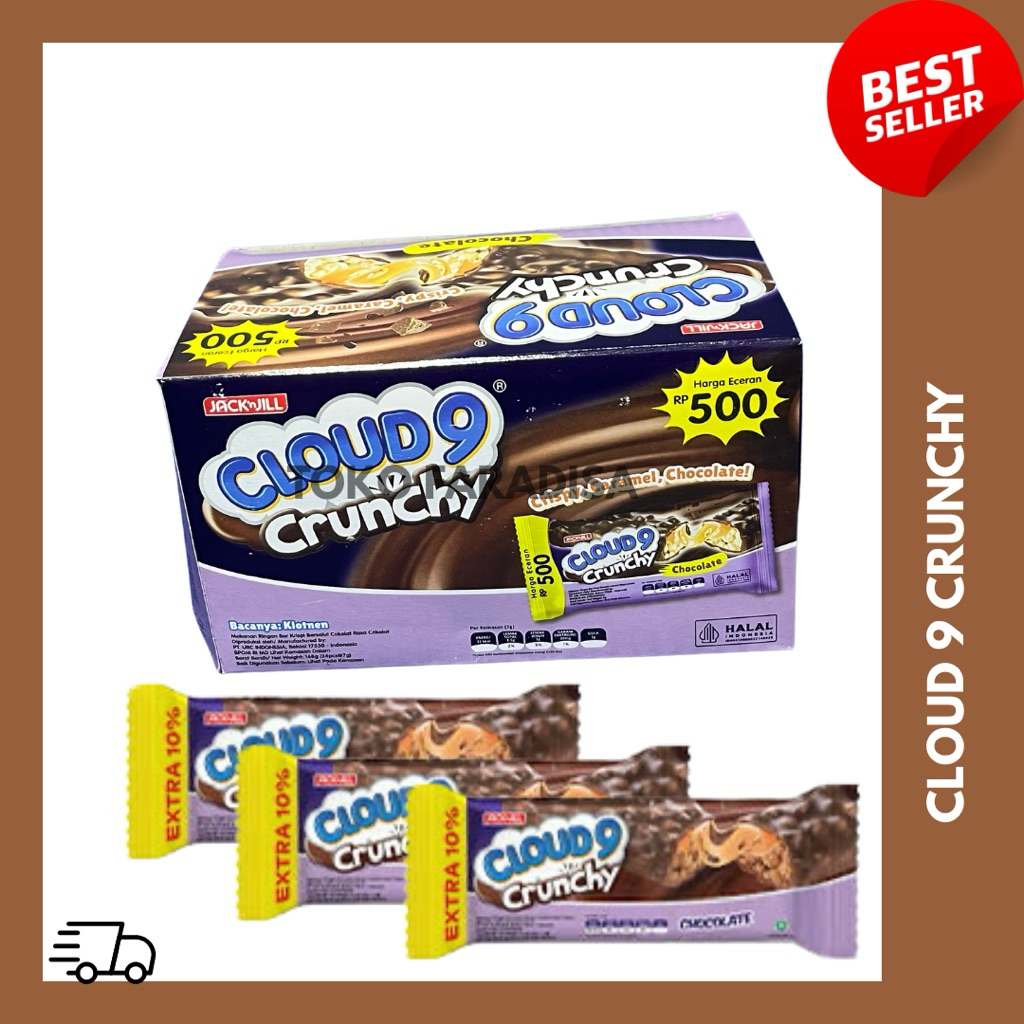 

Cloud 9 Cokelat Crunchy Isi 24 Pcs