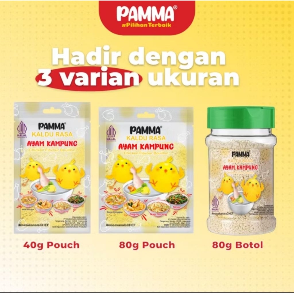 

PAMMA Bumbu Kaldu Rasa Ayam Kampung / Chicken Stock / Kaldu Soup