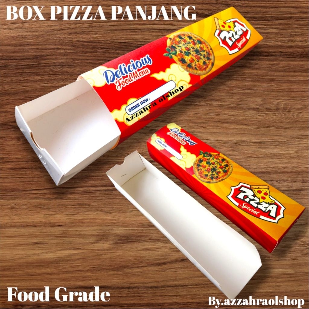 

Box pizza long / dus pizza panjang / kemasan pizza