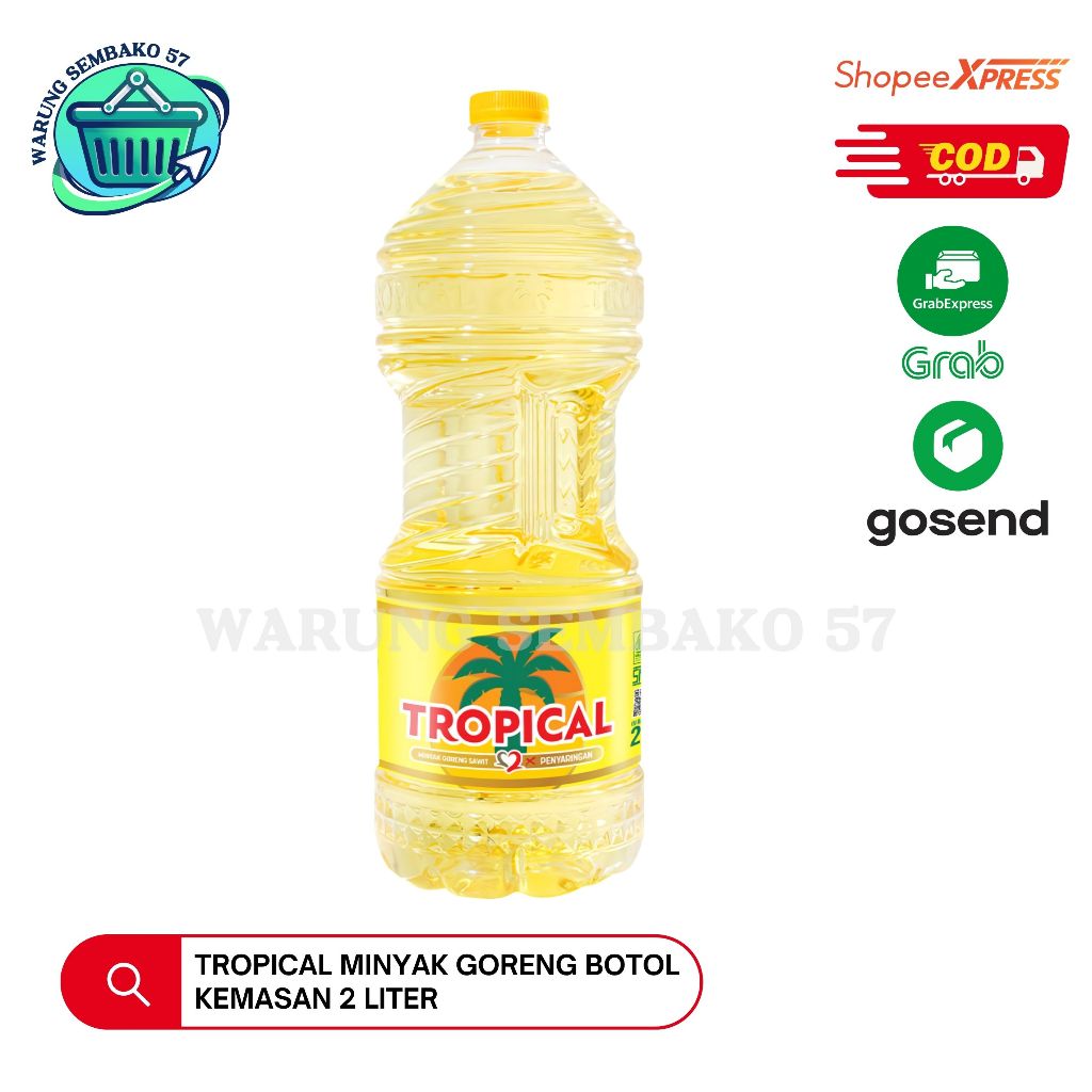 

Tropical Minyak Goreng Kelapa Sawit Botol 2 L