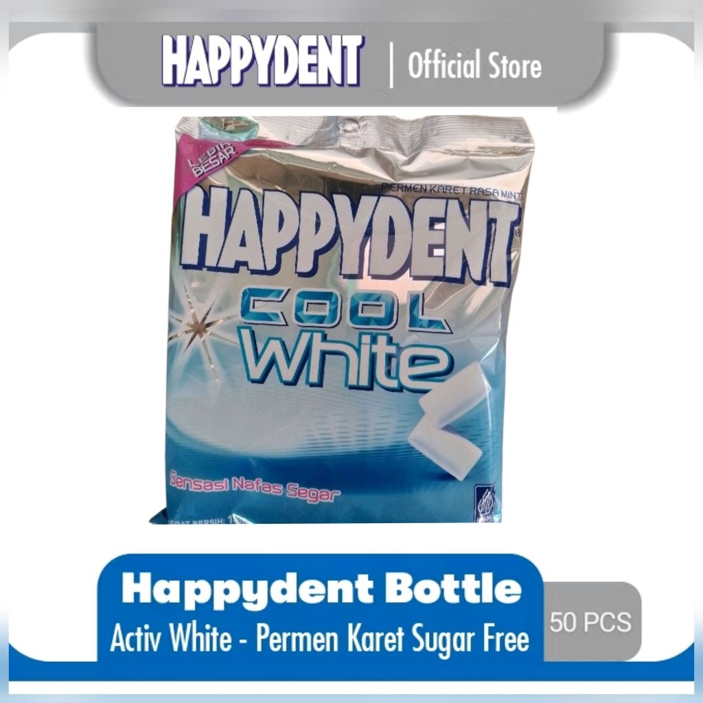 

Happydent isi 50 pcs × 2,8g Gum