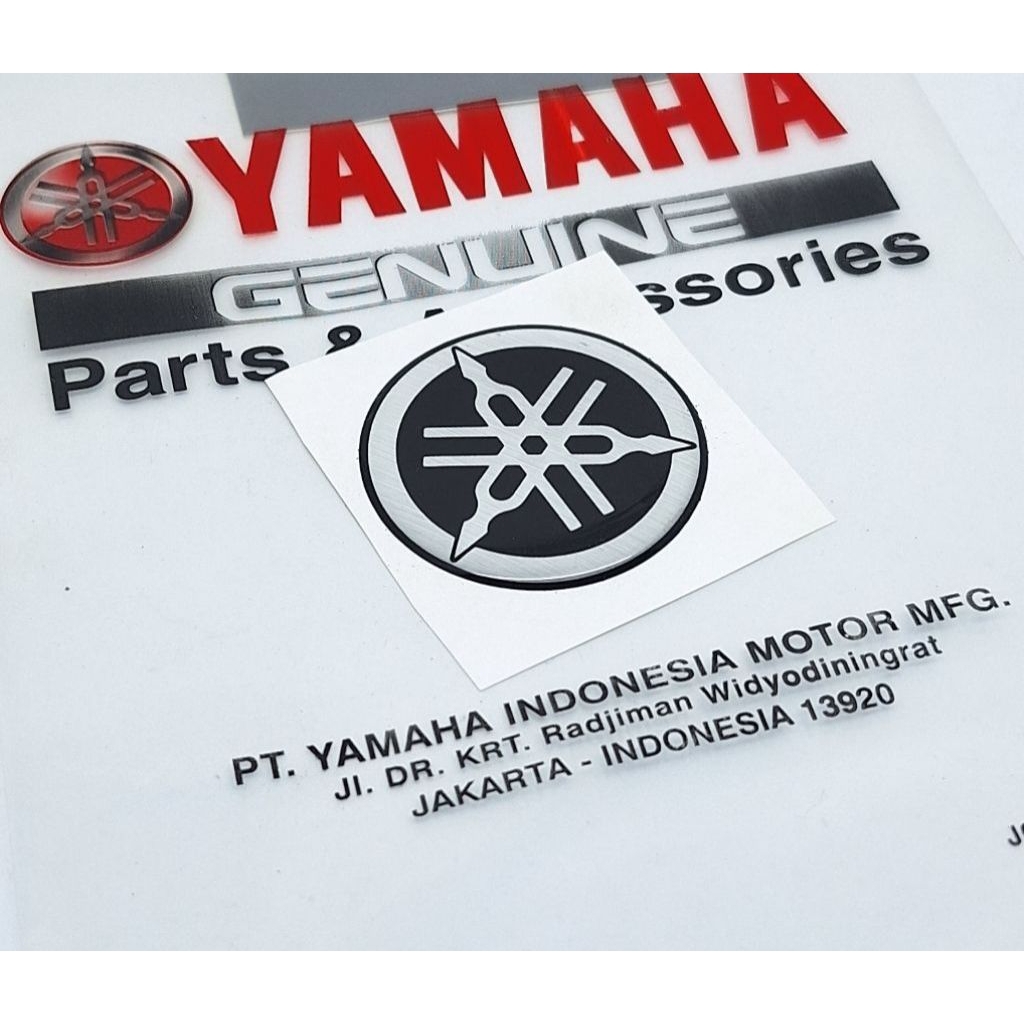 Emblem Logo Yamaha Nmax Lexi Aerox Mio Geardiameter 4,5cm Ori