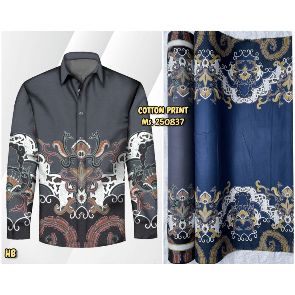 kemeja batik pria lengan panjang batik keris