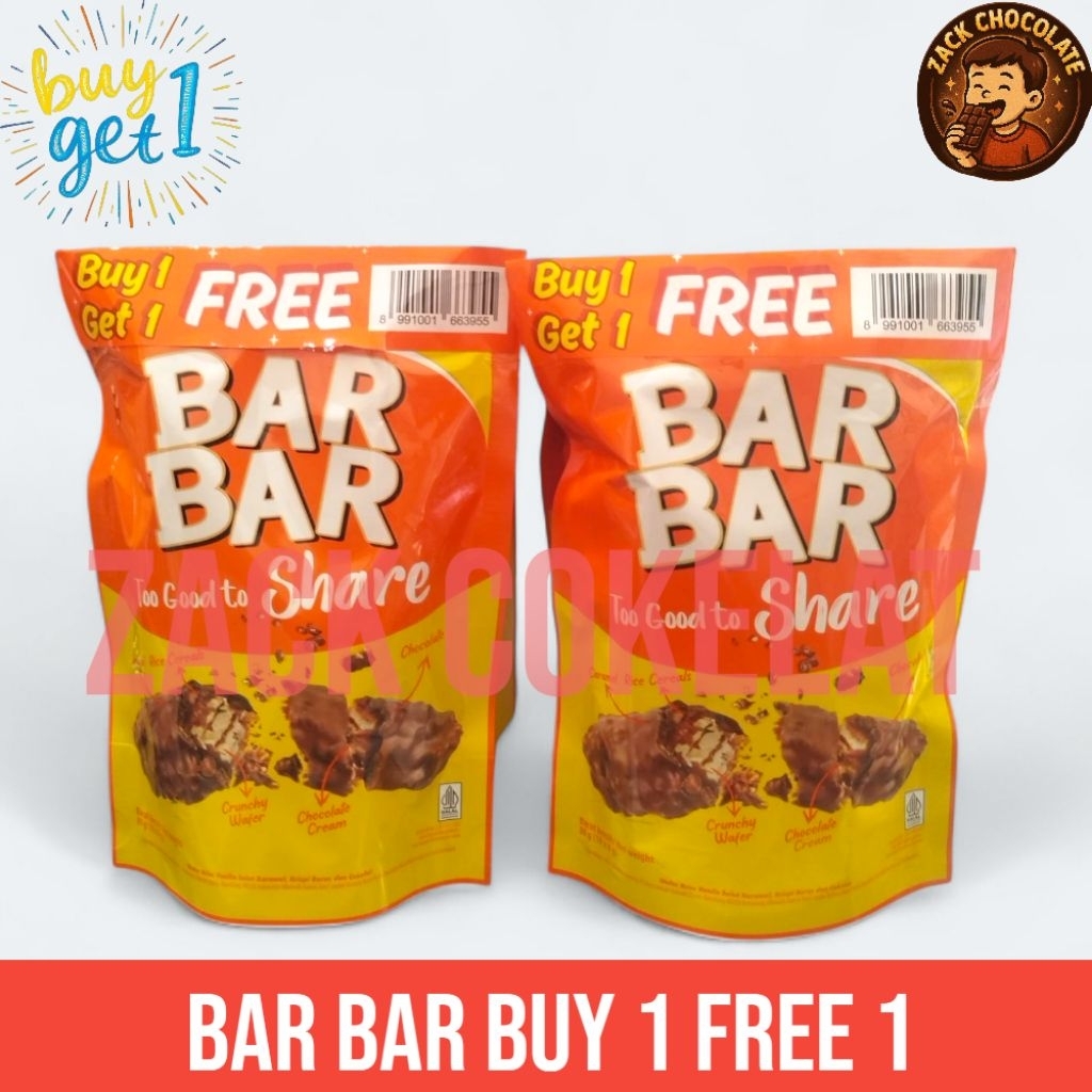 

Delfi Bar Bar Buy 1 Get 1 Free – 1 Pack Isi 10pcs x 2 – Cokelat Lezat Hemat