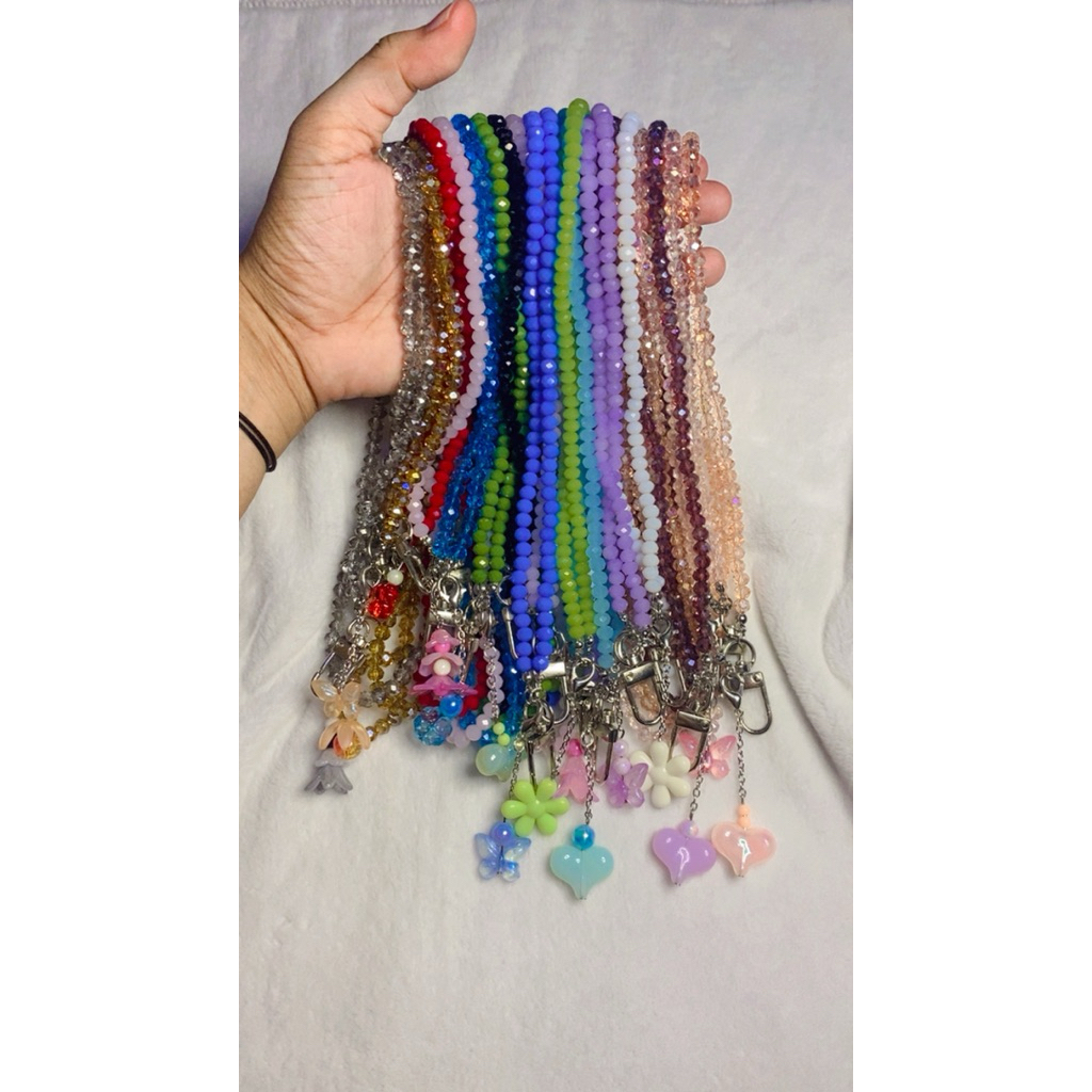 

Lanyard id card | Beads ceko premium aesthetic | gantungan id card kantor