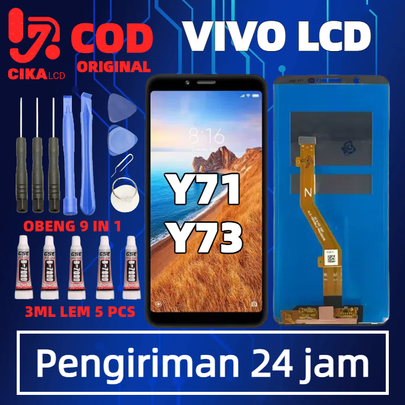 LCD Touchscreen VIVO Y71/Y71A/Y73/1724 Fullset ORI Layar Sentuh