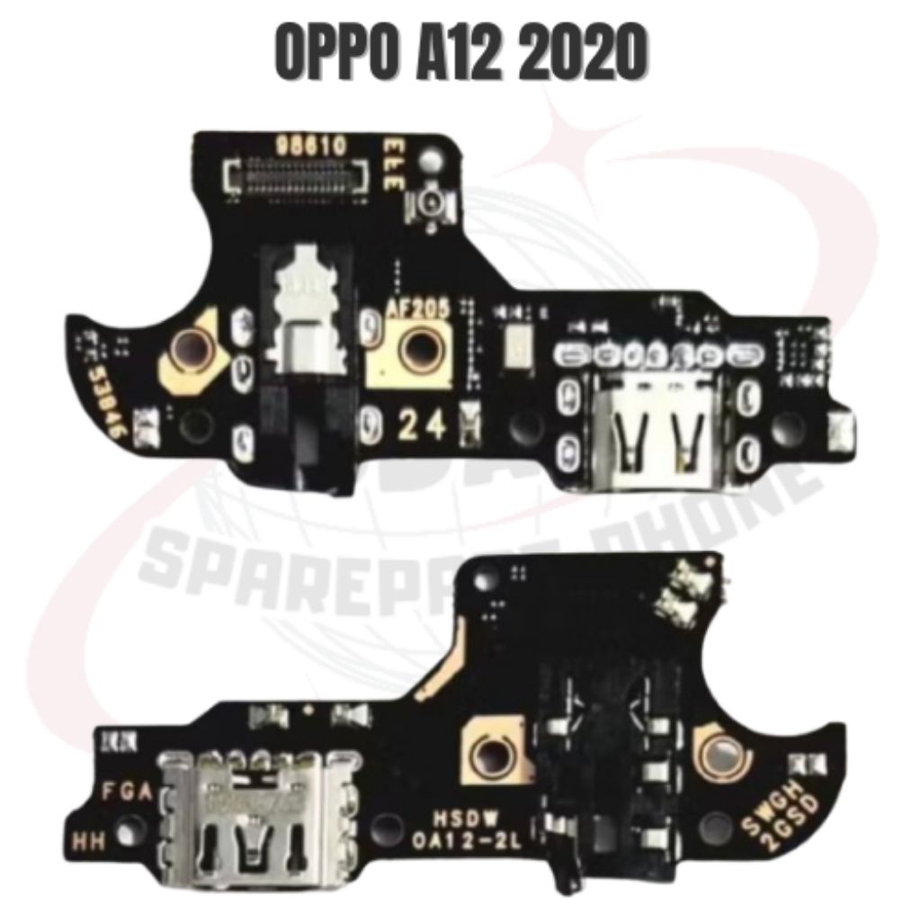 FLEXIBLE CHARGER CON CAS PAPAN CAS OPPO A12 2020 ORIGINAL