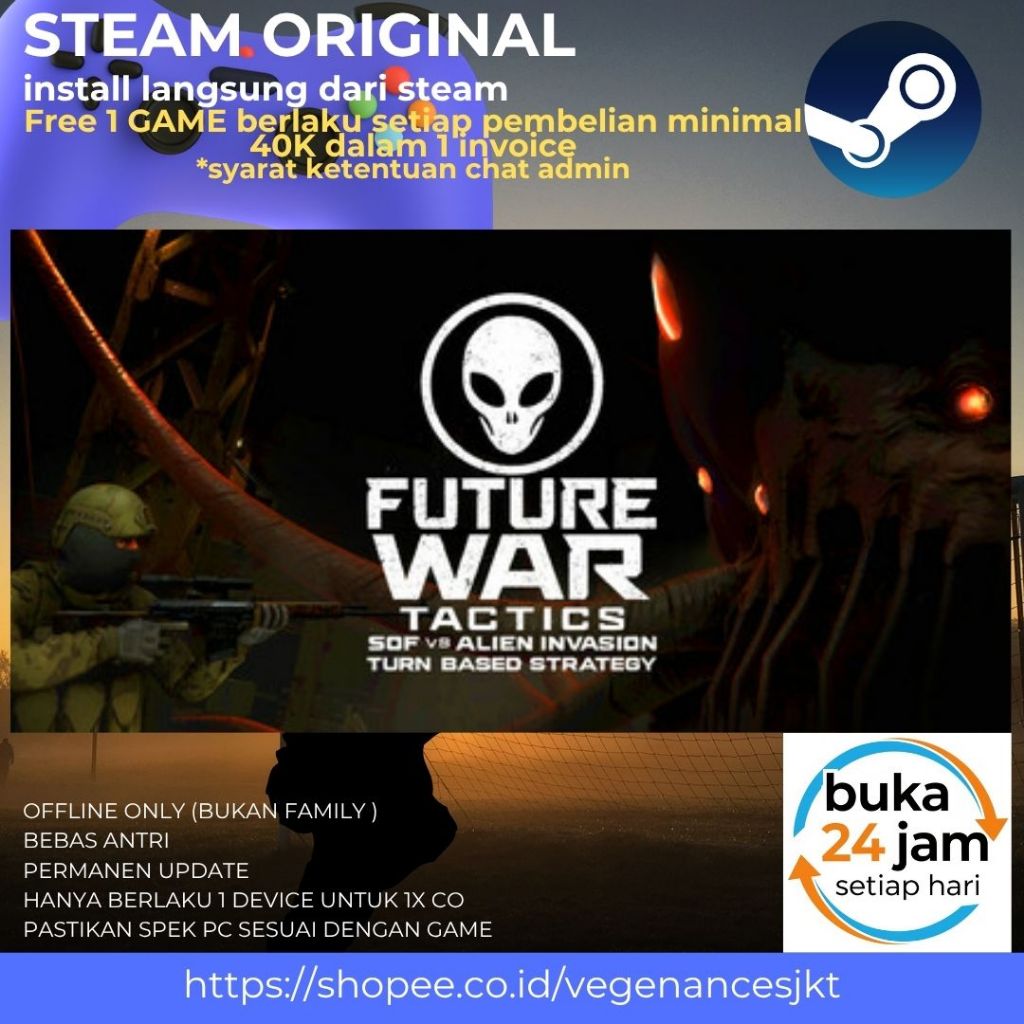 Future War Tactics: SOF vs Alien Invasion – Turn-Based Strategy PC Game Original + Latest Update