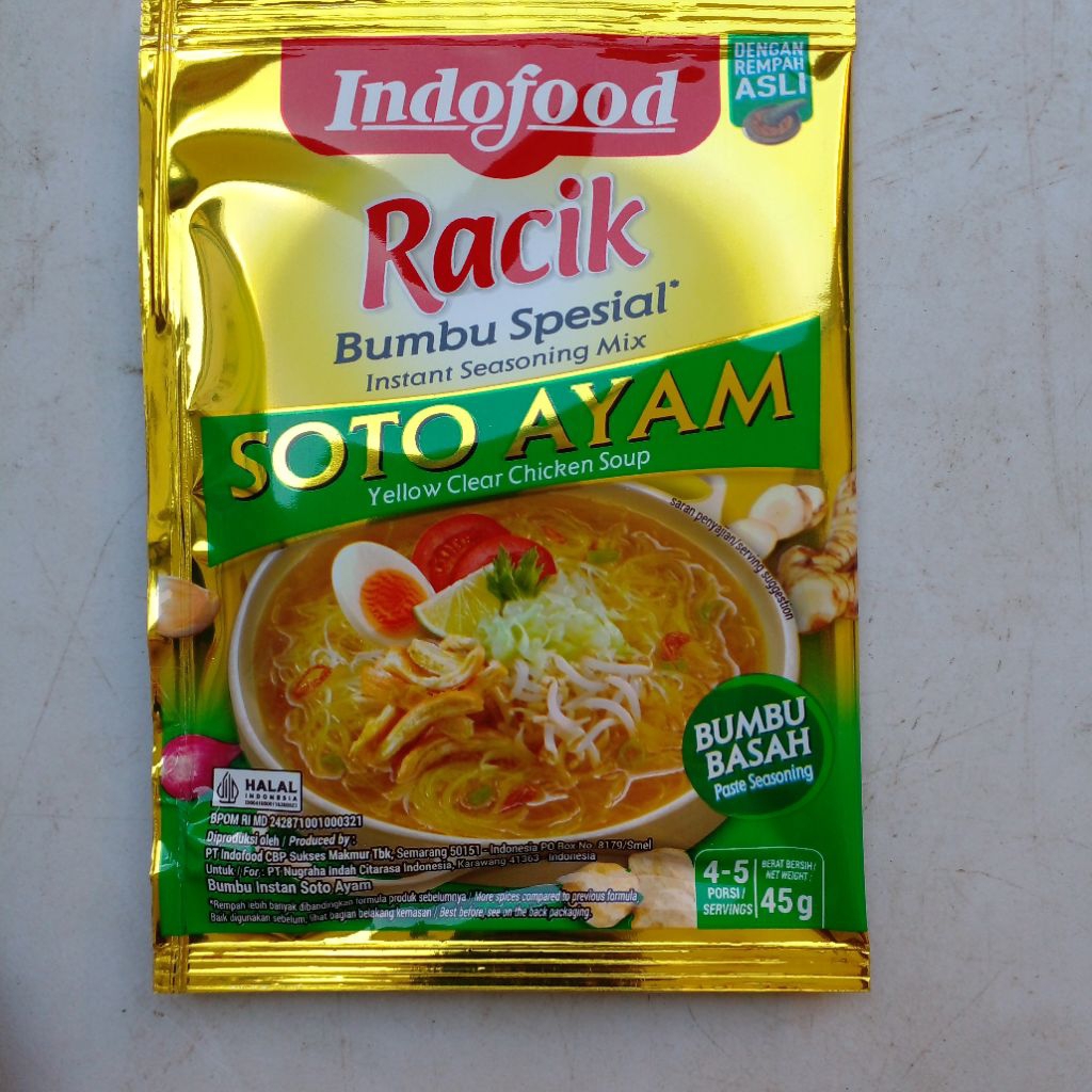 

RACIK bumbu basah SOTO AYAM 1 bungkus rasa / bumbu racik rendang JJ 040