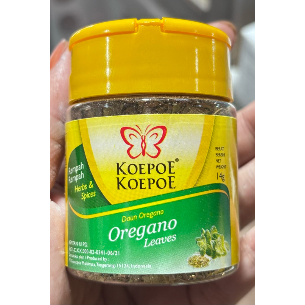 

OREGANO 14 gr, BUMBU SPEKOEK/BUMBU LAPIS LEGIT 25 gr