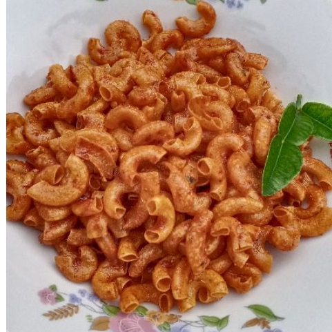 

MAKARONI CIKRUH 1 kg PEDAS GURIH KRIUK DAUN JERUK