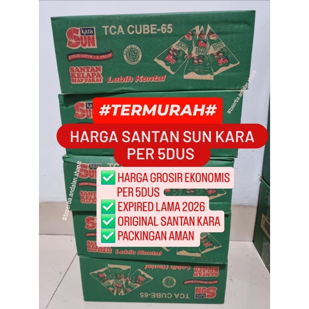 

Santan kara 65ml (5 DUS) exp nov/dec2026 TERMURAH | READY Sun kara [PROMO]