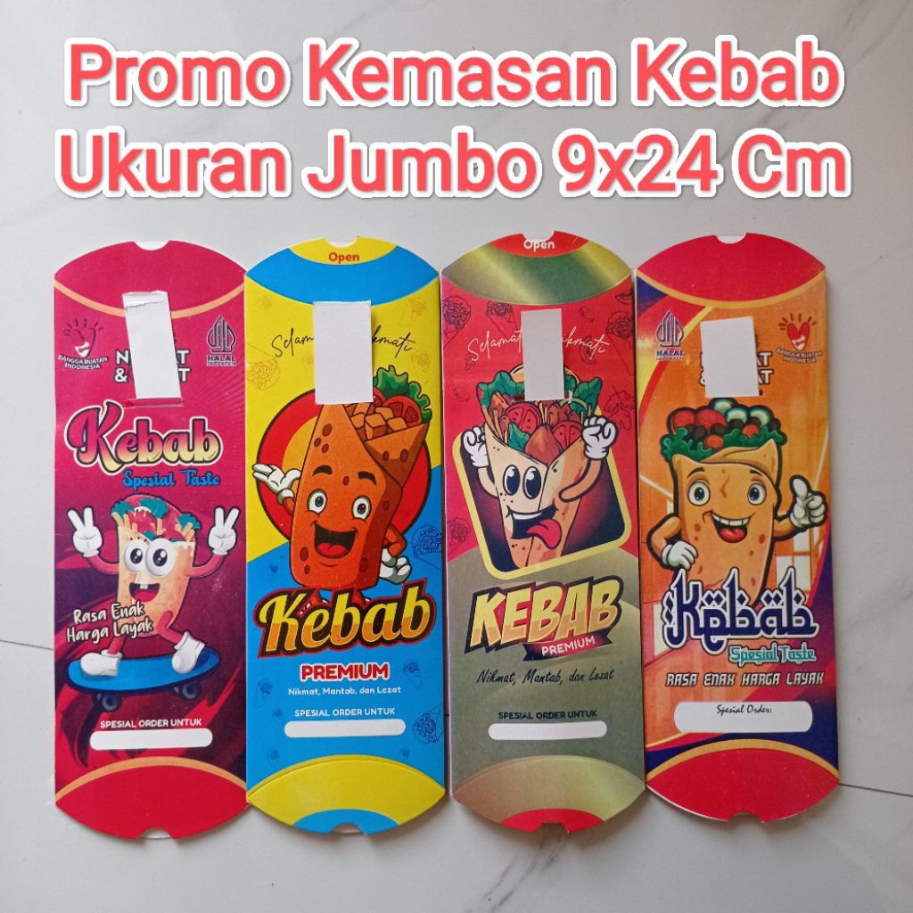 

PROMO 100 LEMBAR KEMASAN KEBAB JUMBO IVORY PUTIH / BUNGKUS KEBAB/BUNGKUS KEBAB PROMO