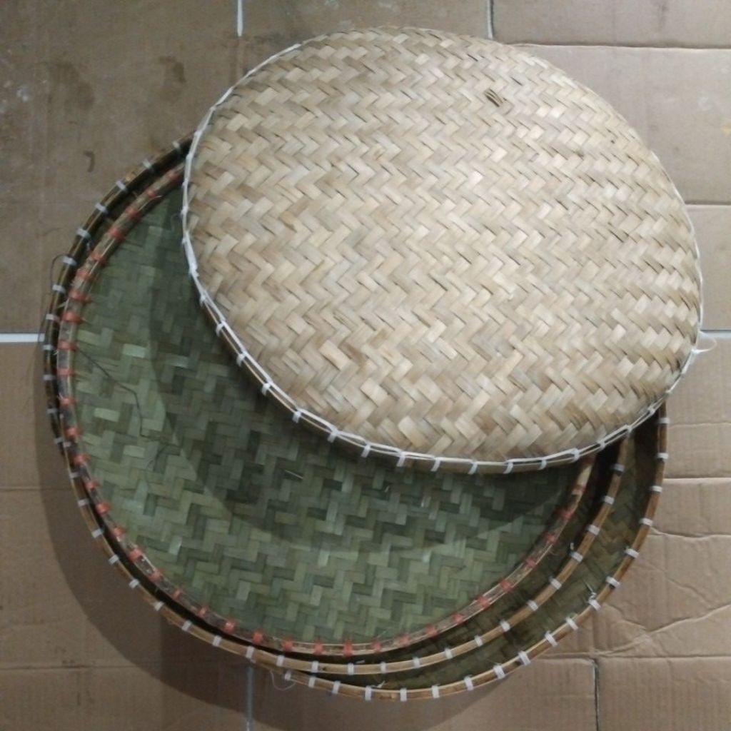 anyaman bambu bulat/pattapi beras