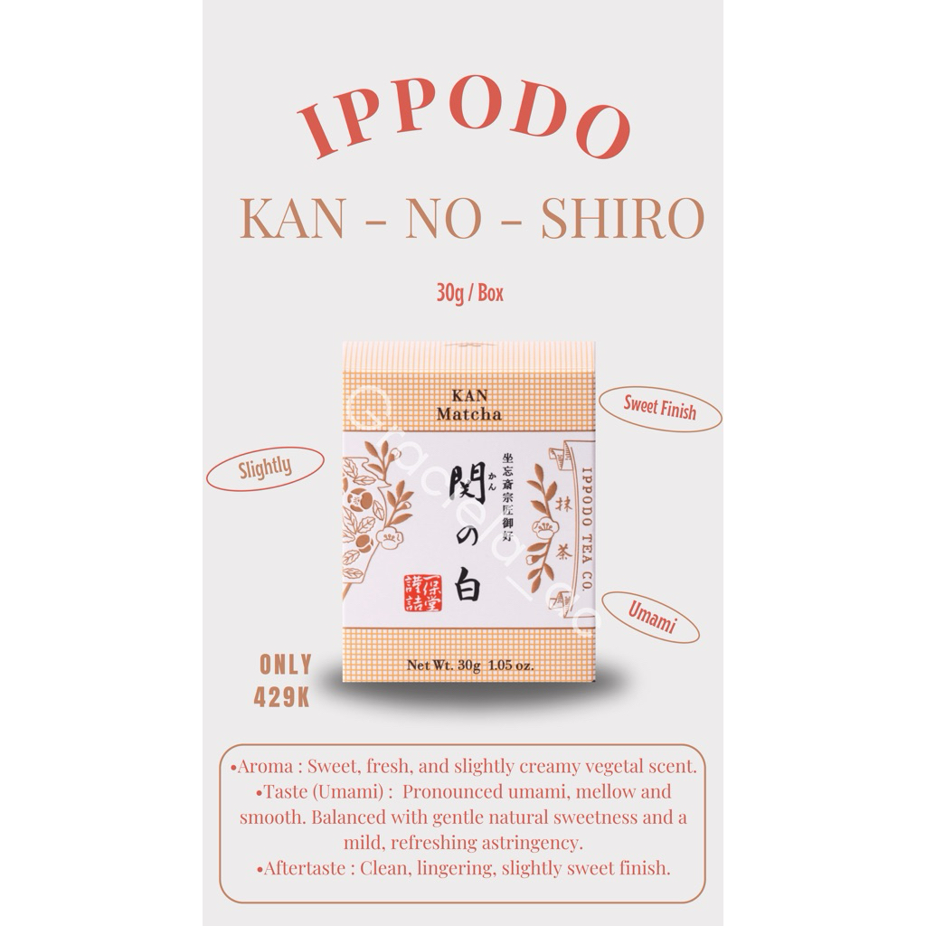 

IPPODO TEA MATCHA - KAN NO SHIRO