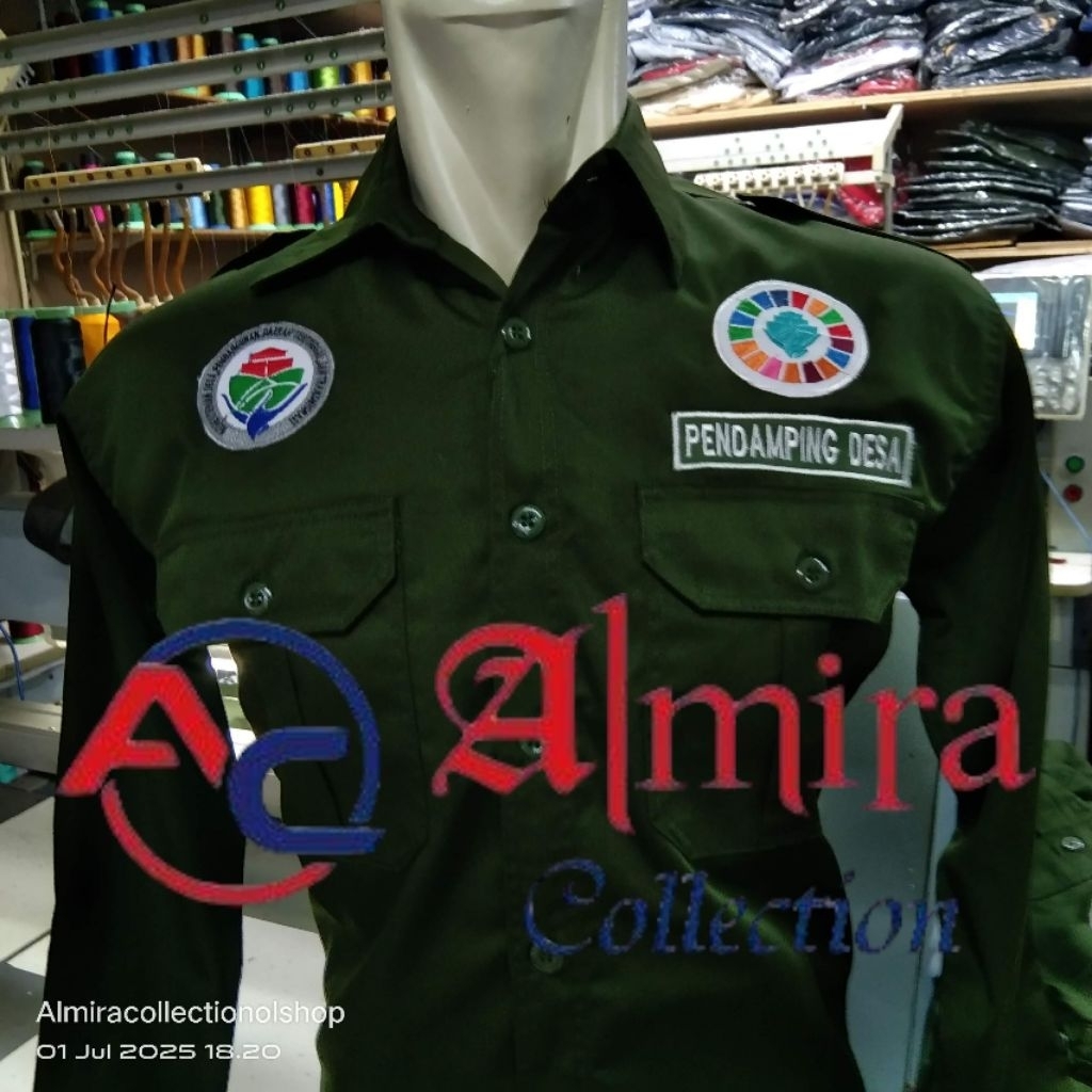 kemeja SDGs terbaru seragam pendamping desa baju tim pendataan SDGs