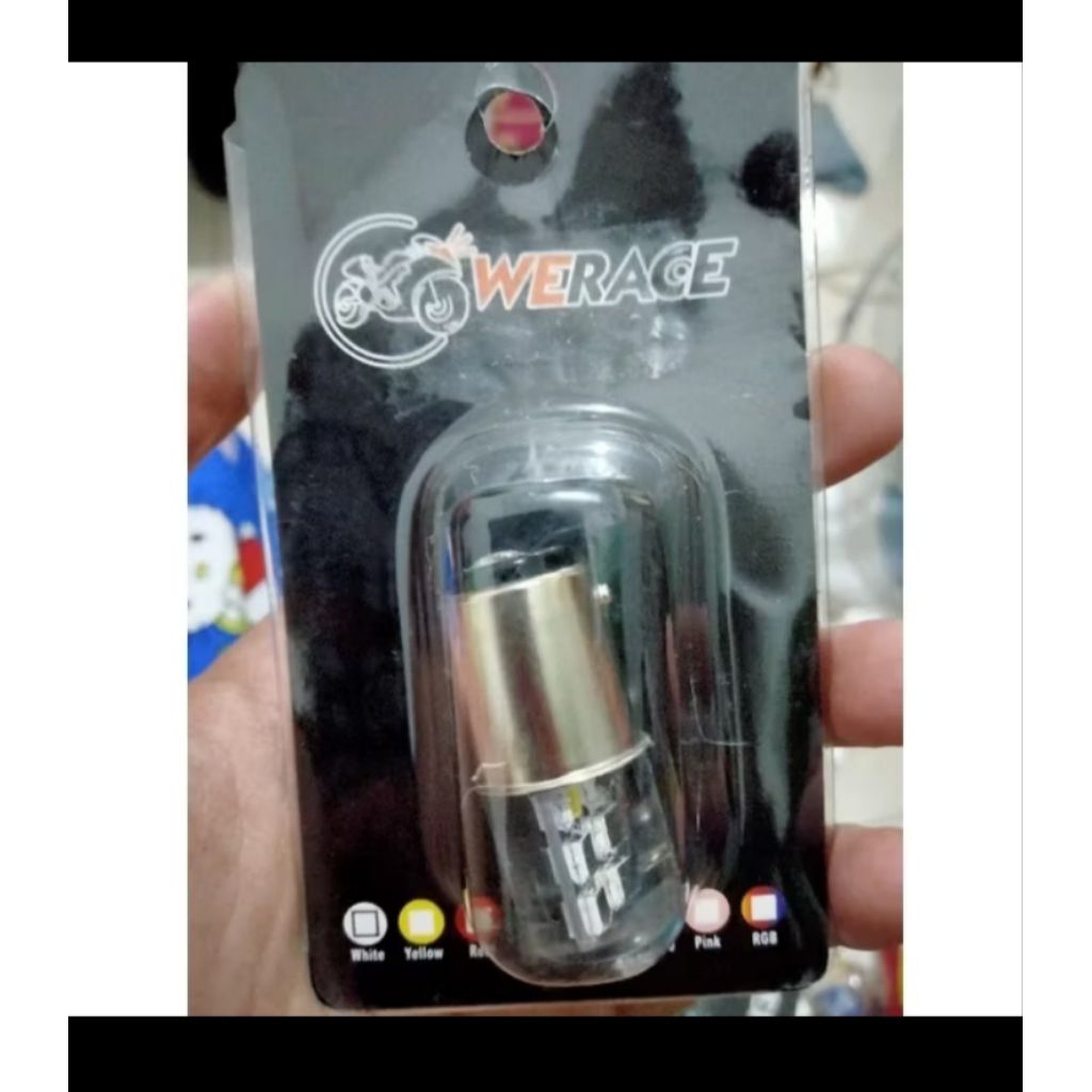 Lampu Dop Stop LED 12 Mata Belakang Putih Universal  Vari Beat PCX Scoopy Nmax Mio