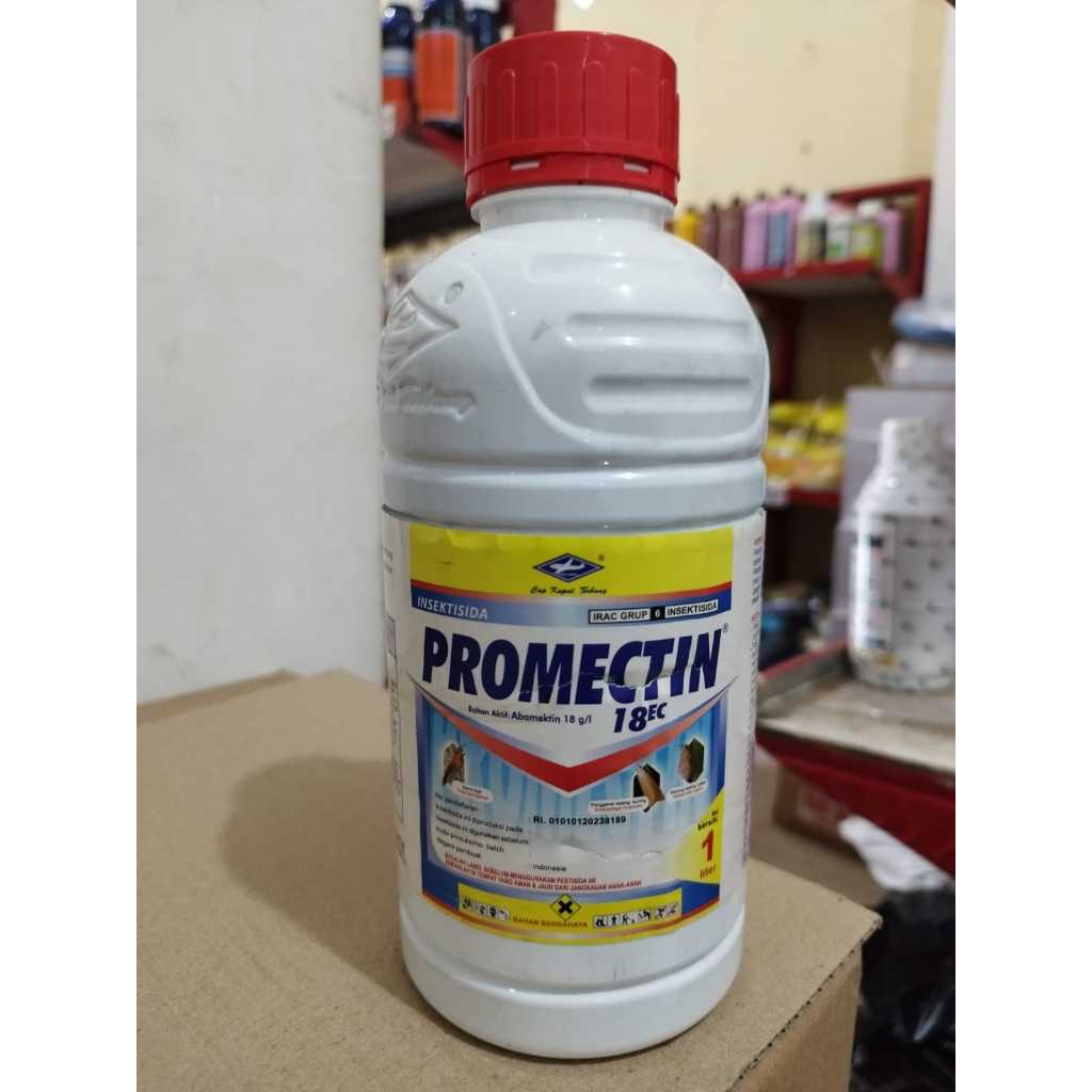 

PROMECTIN 18EC 1L INSEKTISIDA bahan aktif:abamektin 18 g/l