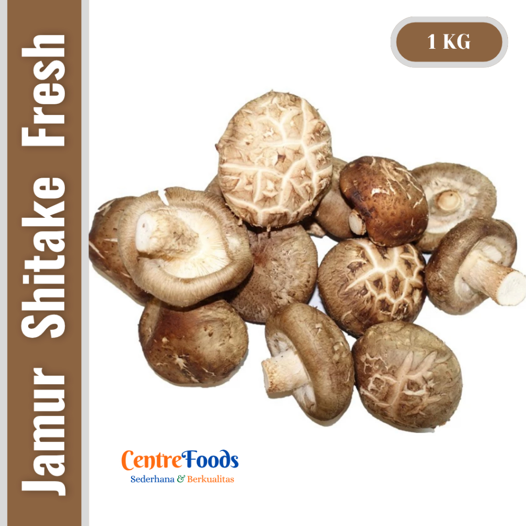 

Jamur Shitake Segar - Jamur Jepang Hioko Import Fresh | 1.000gr [ Harga Per KG ]