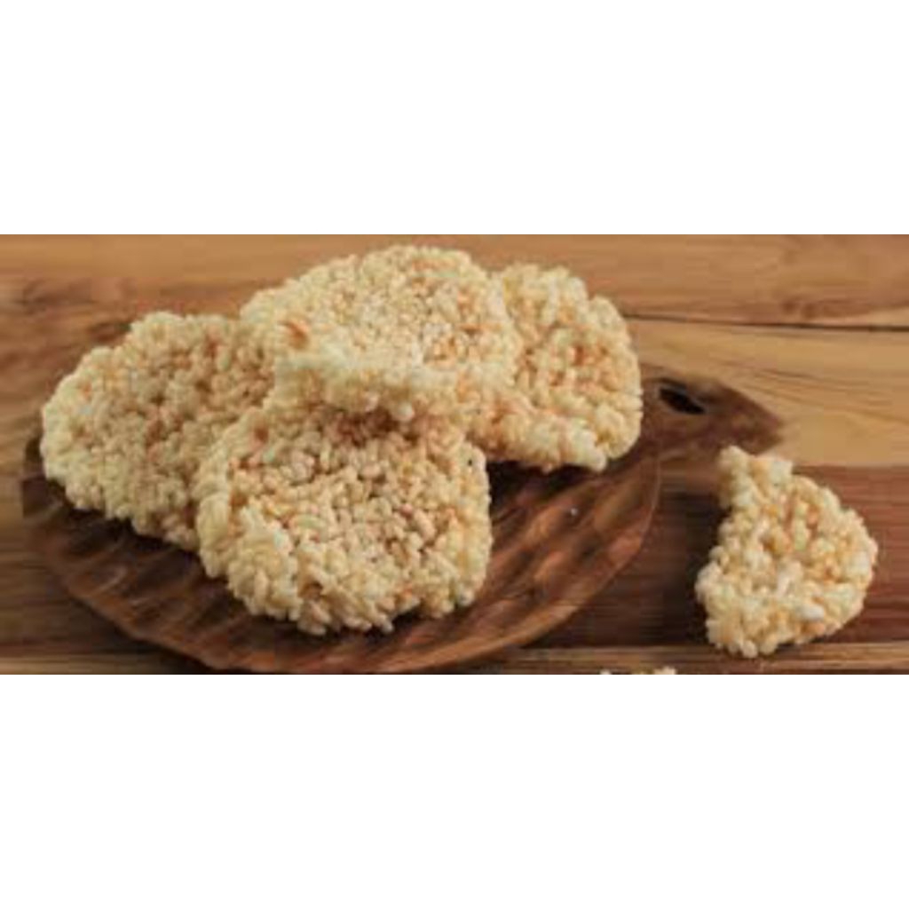 

Renggibee (gabungan "rengginang" dan "ubi")