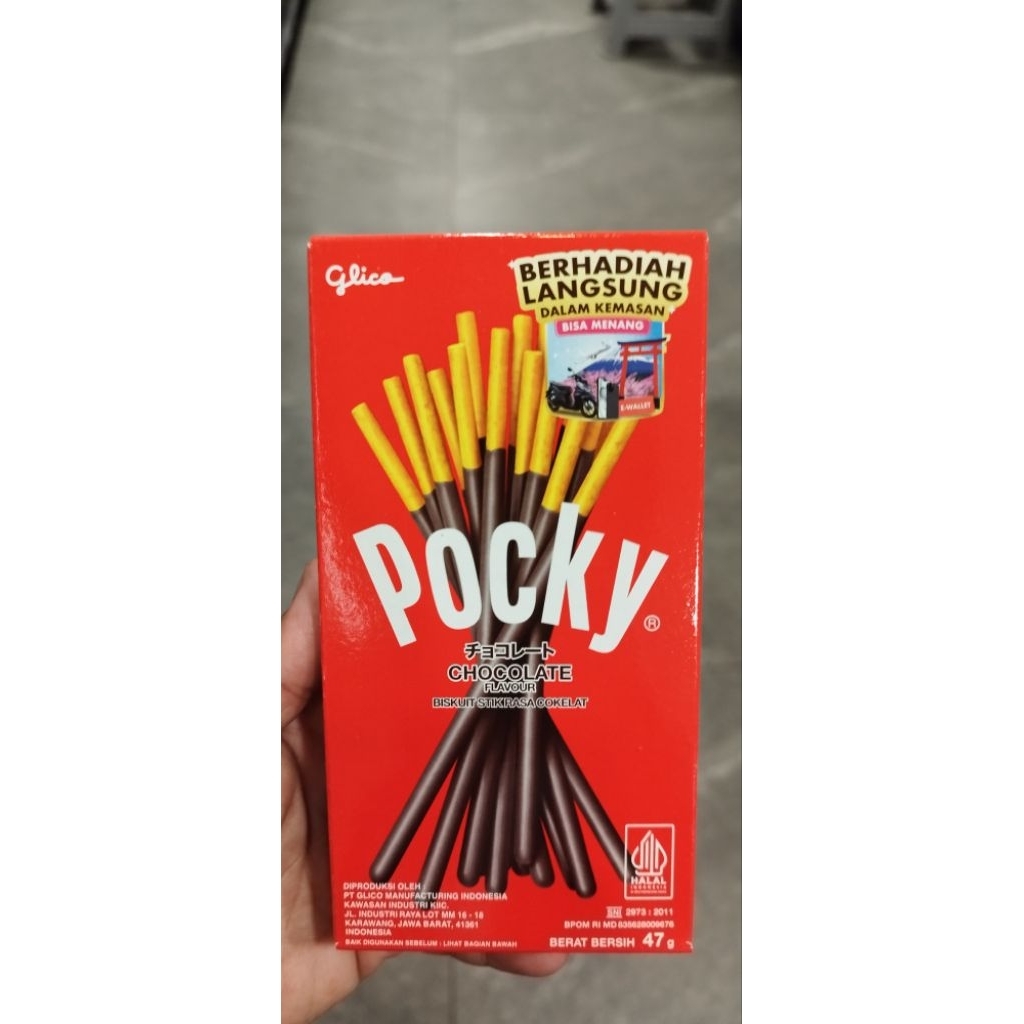 

Biskuit Pocky Rasa Coklat kemasan 1 Pcs