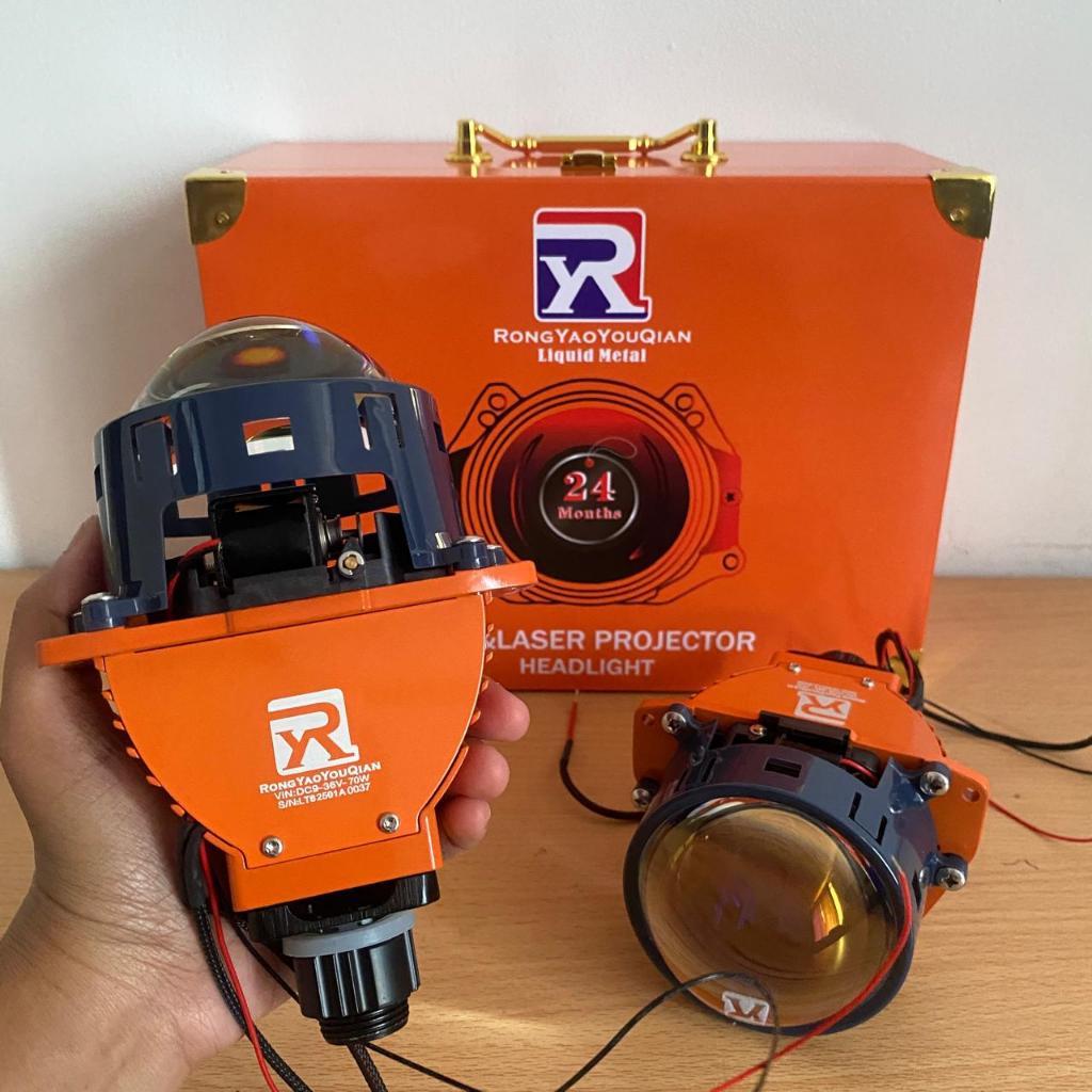 Rongyao Lampu Depan Mobil Headlamp Mobil LED & Laser Projector 60Watt 3inch