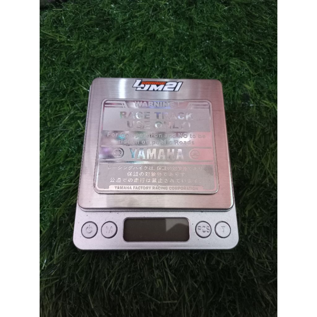 WARNING YAMAHA MIO STAINLESS