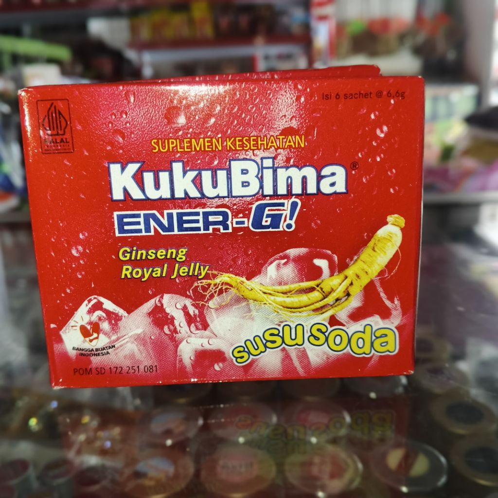 

Kukubima energi rasa susu soda isi 6sachet