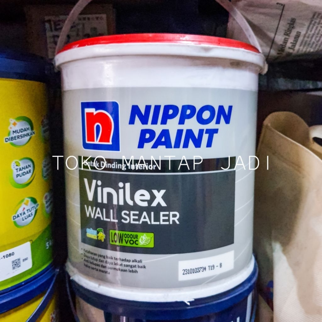 Cat dasar Vinilex 4 kg / wall sealer interior Nippon Paint tembok dinding dalam ruangan 5 kg