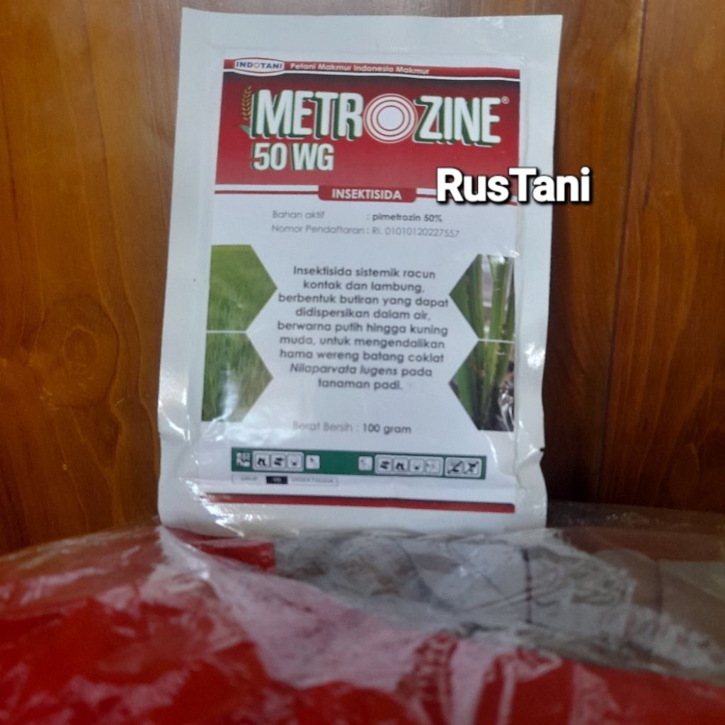 Insektisida Metrozine 50WG 100Gr Bahan aktif : Pimetrozin 50% + KAOS