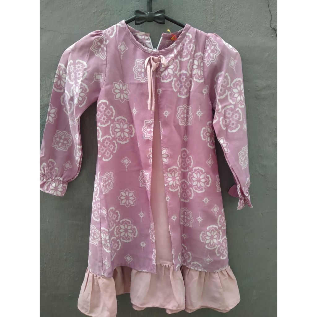 [PRELOVED] BAJU GAMIS ROK ANAK USIA 3-5 TAHUN