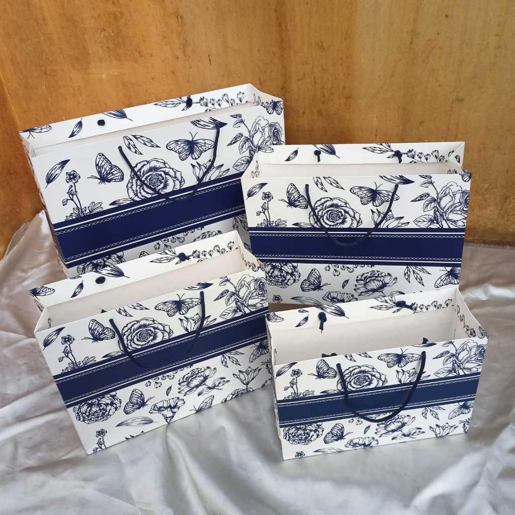 

PAPERBAG MOTIF FLOWER BUTTERFLY ELEGAN PAPER BAG GOODIE BAG PAPERBAG TAS BELANJA ALL SIZE PACKING ONLINE SHOP