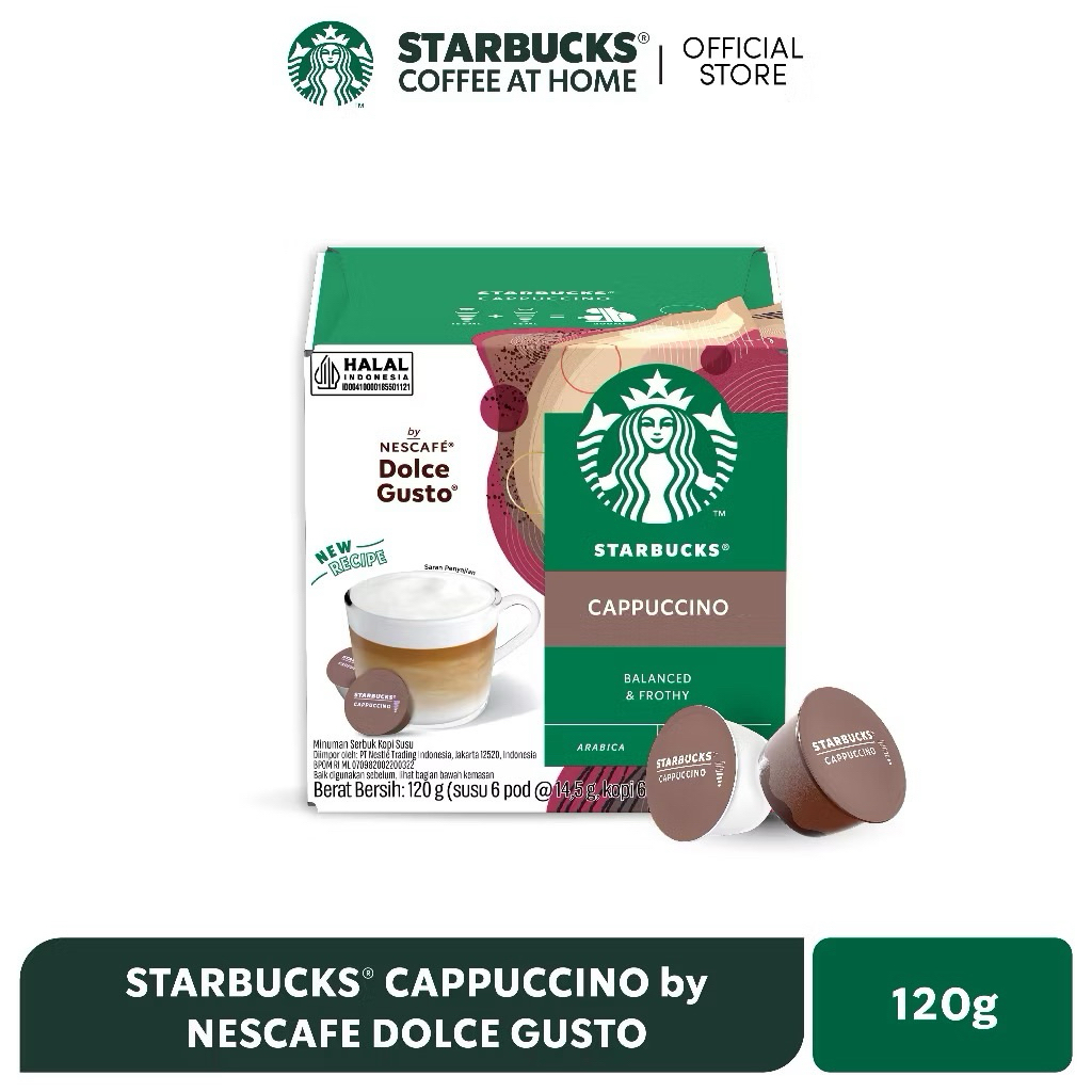 

starbuks cappucino dolce gusto