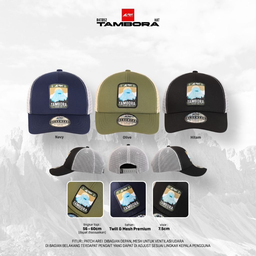 Topi Pria Tambora Arei Outdoorgear