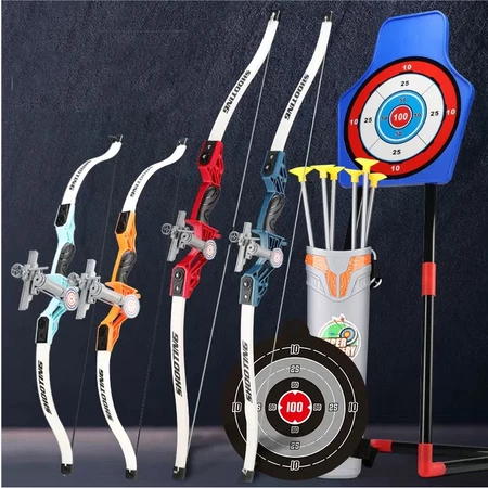 66cm Pemula Busur Panah Anak/Panah Anak Anak/Set Busur Panah Anak Termasuk Membidik Inframerah 3 Arr