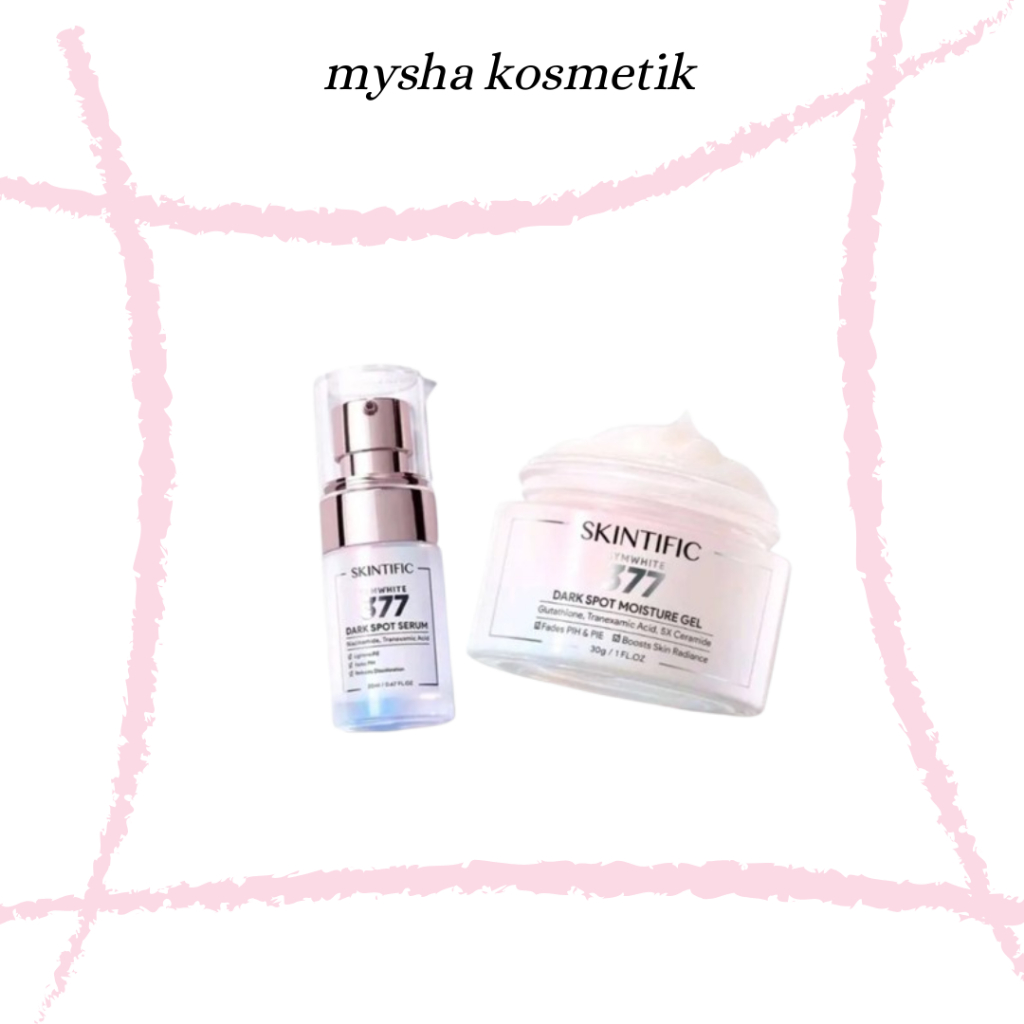 SKINTIFIC 377 DARK SPOT MOISTURE GEL / SKINTIFIC DARK SPOT SERUM 377