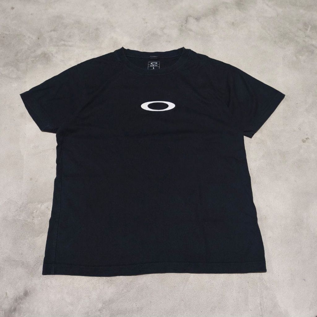 Baju kaos pria Oakley hitam