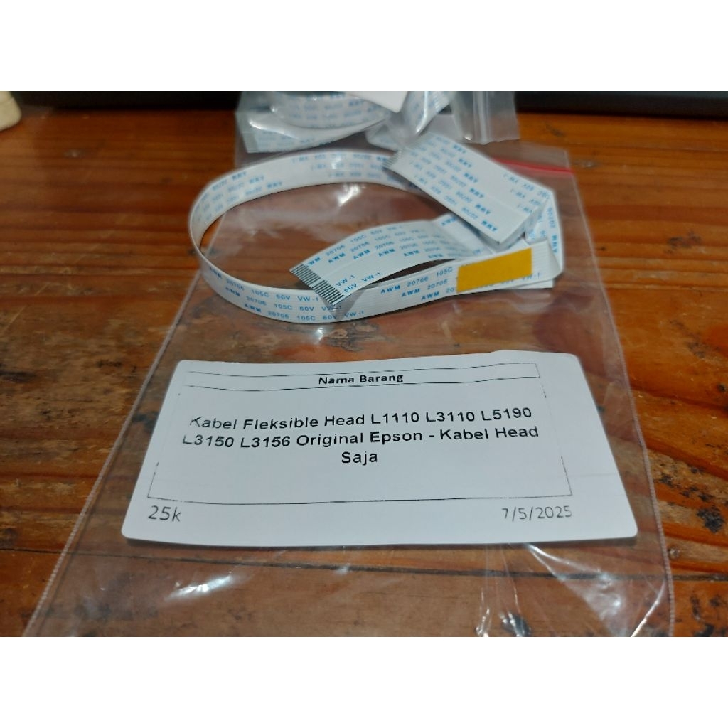 Kabel Fleksible Head L1110 L3110 L5190 L3150 L3156 Original Epson -  Kabel Head