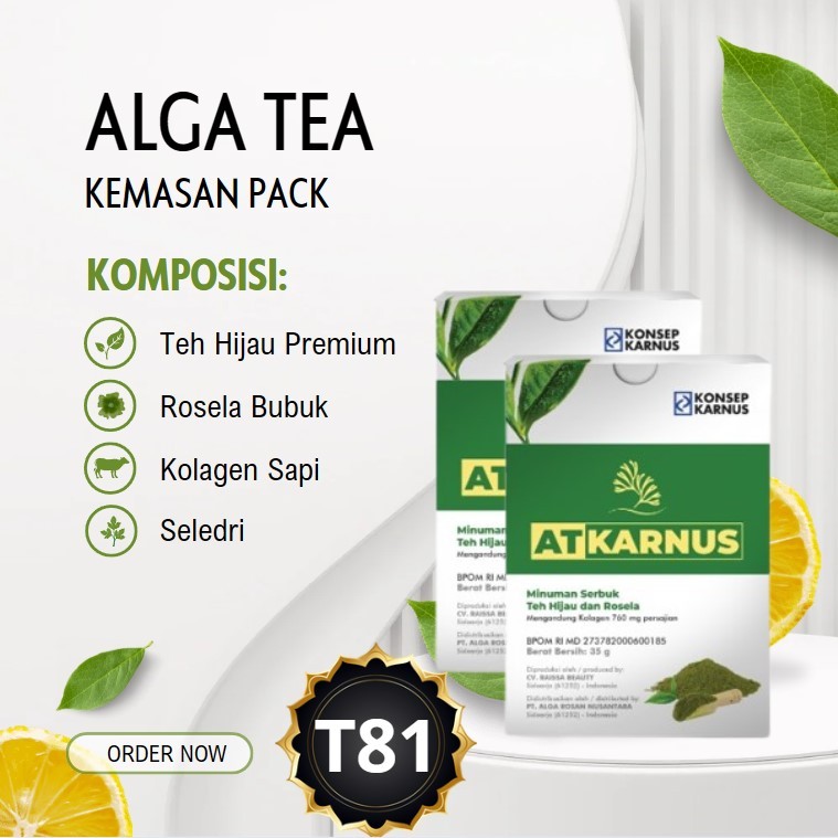 

Alga Tea Algatea Hipertensi Minuman Kaya Dengan Kolagen dan Antioksidan Tinggi