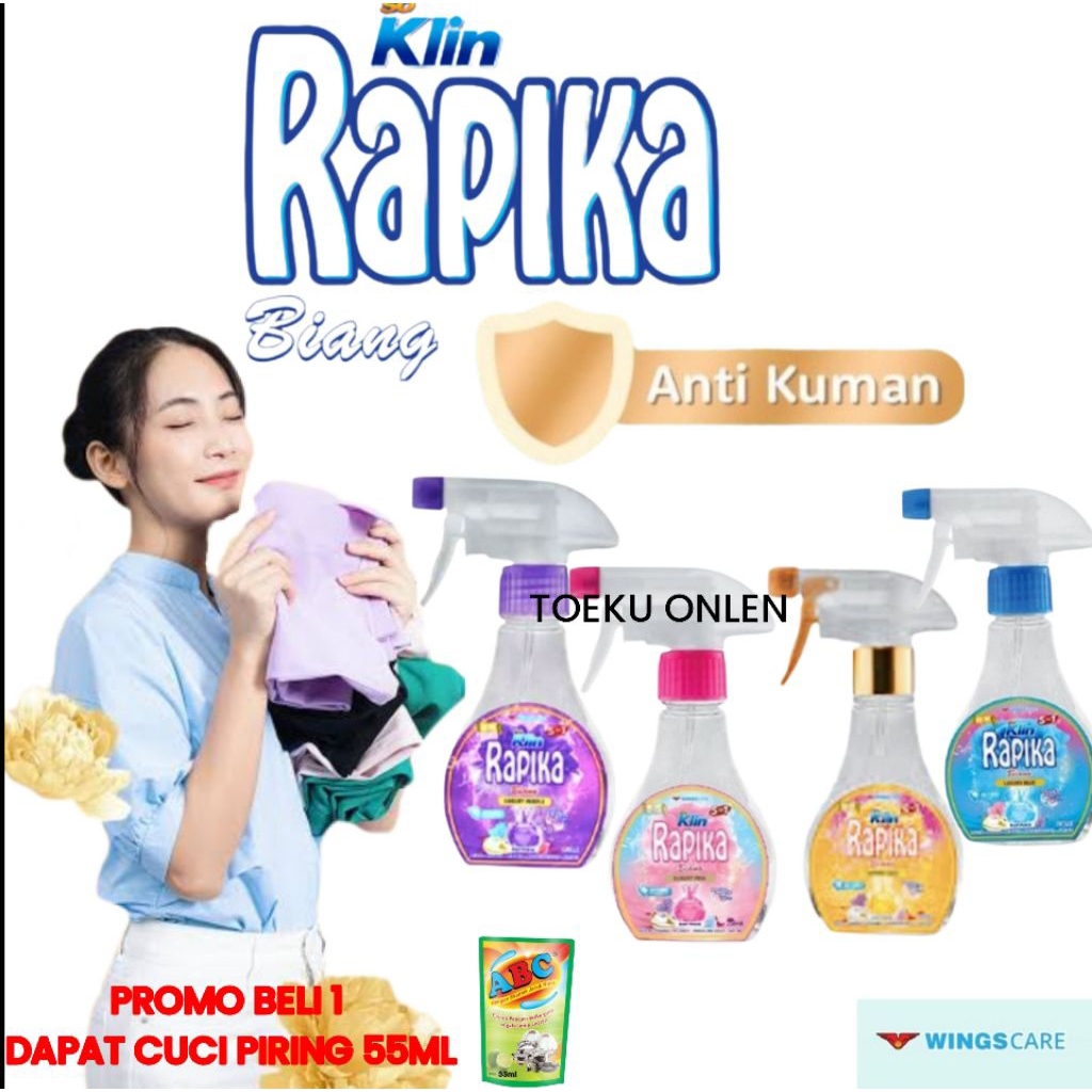 RAPIKA BIANG SPRAY 250ML GRATIS CUCI PIRING